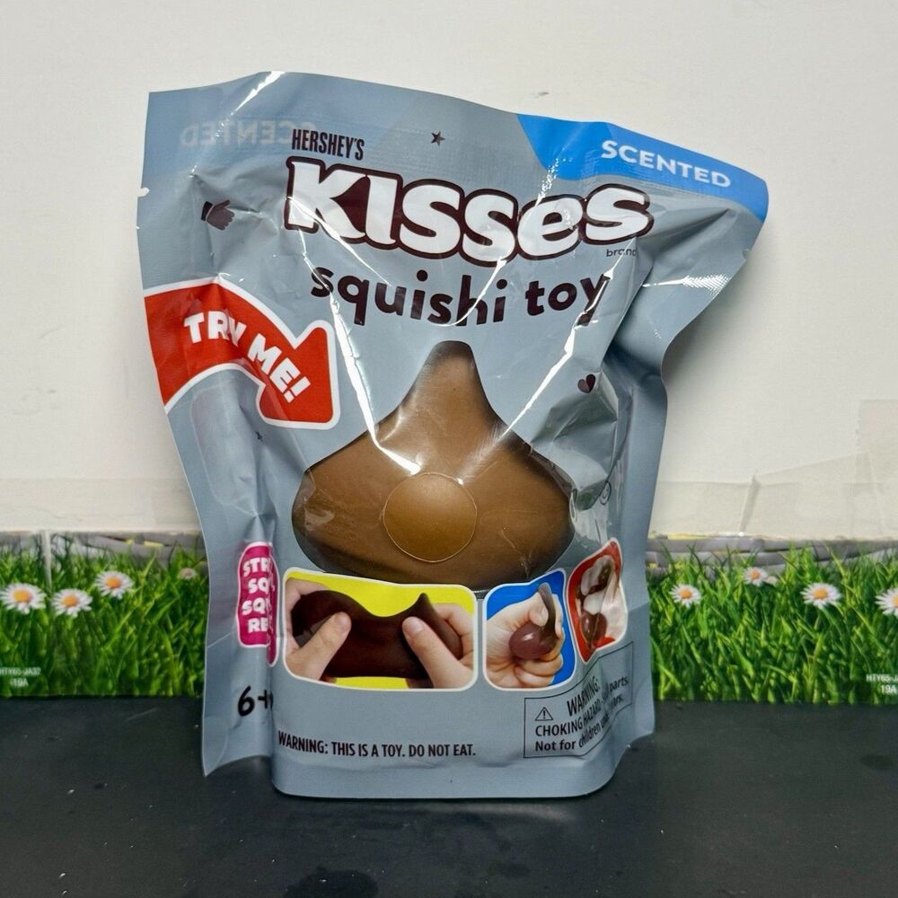 Hershey Kisses Squishi Toy Scented Chocolate Stress Relieving Toy New/Sealed